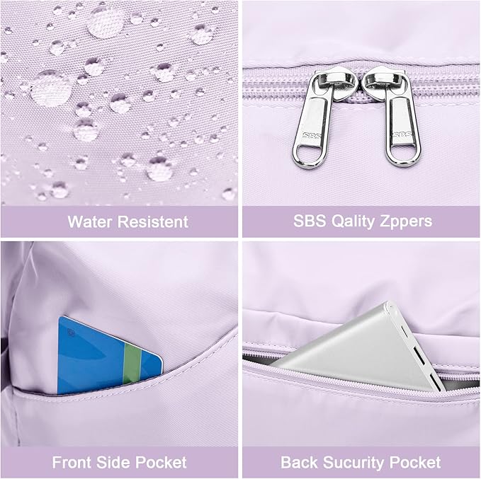 Travel Duffel Bag, Sports Tote Gym Bag, Shoulder Weekender Overnight Bag for Women