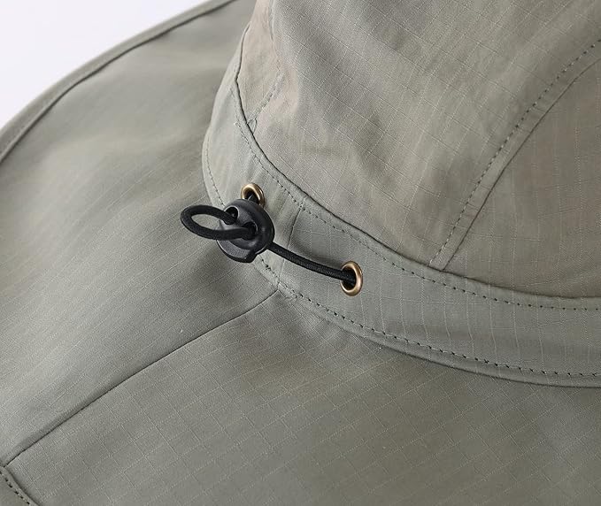 Home Prefer Summer UPF 50+ Men's Bucket Sun Hat Wide Brim Fishing Hat Safari Hat