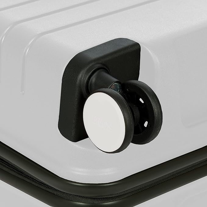 Bric’s B|Y Ulisse Spinner Suitcase, Expandable Hard Shell Luggage with TSA Lock and Smooth 360° Wheels 28" – White