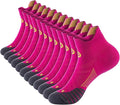 PAPLUS Ankle Compression Sock for Men and Women 2/4/6 Pairs, Low Cut Compression Running Sock with Ankle Support