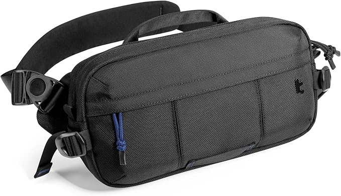 tomtoc 5.5L Sling Bag for Nintendo Switch 2, Heavy Duty Crossbody Bag for Men/Women, Water-resistant Tactical Carry Chest Daypack Travel Shoulder Pack for Steam Deck OLED, ASUS ROG Ally X, iPad mini