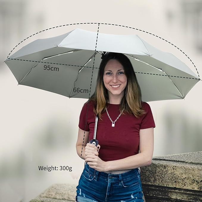Color Glue Coating Sun Umbrella UV Protection Compact Folding Windproof Parasols Travel Auto Open Close Blocking UV 99.98%