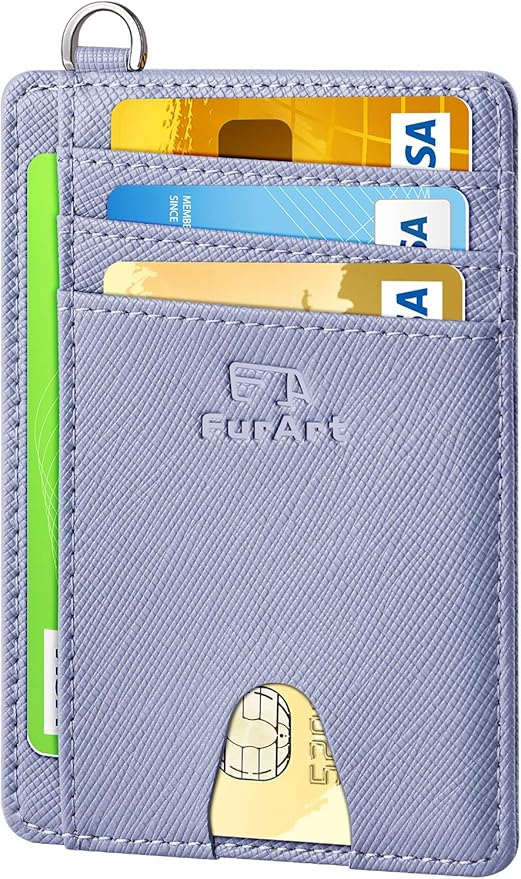 FurArt Slim Minimalist Wallet, Front Pocket Wallets, RFID Blocking, Credit Card Holder for Men & Women