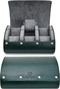 6 watch box display case for men - Travel Case - Royal Green