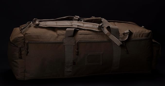 Large Military Duffle Bag Tactical Gear Load Out Bag Deployment Cargo Bag Travel Sports Equipment Duffel Luggage Bag with Backpack Straps 90L