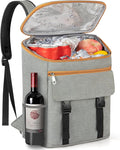 Cooler Backpack Soft Insulated Leak Proof 30 Cans Insulated Backpack Cooler Portable Picnic Camping Beach Hiking BBQ Lunch Backpack for Men and Women