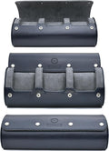 Watch Case Travel Organizer - Watch Roll Case - 3 Watch Case Display Storage - Watches Accessory Gift - Midnight Blue Vegan Leather