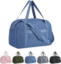 Narwey For Spirit Airlines Personal Item Bag 18x14x8, Small Duffle Bag for Travel Duffel for Traveling, Carry on Bag for Airplanes Underseat Overnight for Women and Men (Navy Blue)
