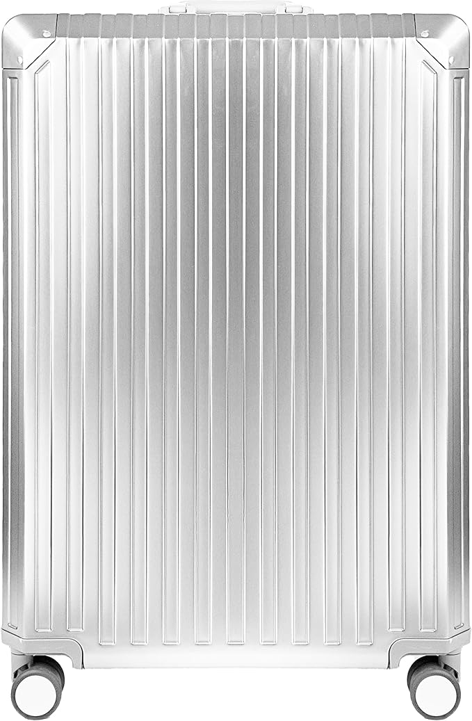 All Aluminum Luggage Suitcase 3 Sizes (20",26",29") TSA Lock Silver (26")