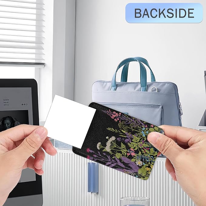 Butterfly Luggage Tags for Suitcase,Colorful Pink Tulip Flowers Luggage Tags of Set 2 Leather Identifiers Privacy Cover with Stainless Steel Loop for Women Men Travel Bag Suitcase