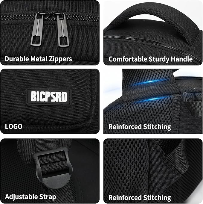 Black Backpack for School, School Backpack for Boys Girls Teens, College Book Bag, Water Resistant Bookbag, Back Pack for Men Women, Business Work Travel