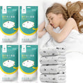 YOUNGTIME Disposable Bed Sheets, Quilt Cover and Pillow case Set for Hotel and Travel,Portable Ready to use Bedding Set Travel 4-Piece Double,Panda,4 Pack