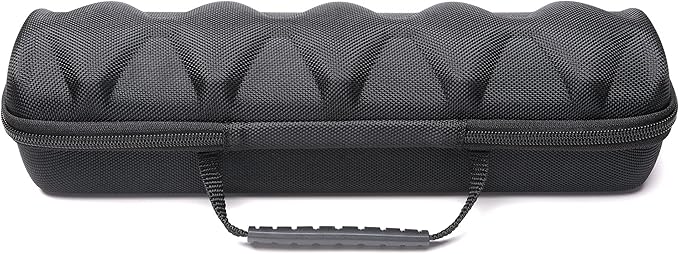 5 slots Hard men's watch travel case, Portable zipper storage organizer box with soft compressible foam pillow to fit large and small watches(Black, 5slot)