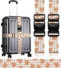 Luggage Straps for Suitcases Travel Belt Luggage Band Heavy Duty Traveling Luggage Identifier Cute Women Girls Unique Accesory,
