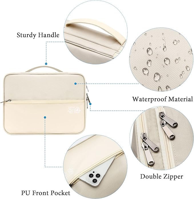 SELLYFELLY Electronics Travel Organizer, Double Layer Cable Organizer Bag Watreproof Electronics Accessories Storage Bag for Cord, Charger, Phone, Power Bank, Hard Drive