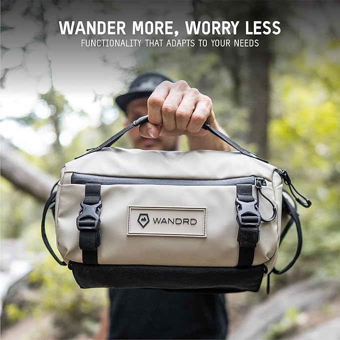 WANDRD ROGUE V1 6L Sling: Compact Camera Sling and Crossbody Bag with Fast Access, 3-Way Carry– Lightweight Everyday Bag Great for Travel, Photography, and Daily Use (Yuma Tan)