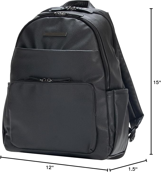 Kenneth Cole REACTION Marley Backpack, Black, 15" Laptop