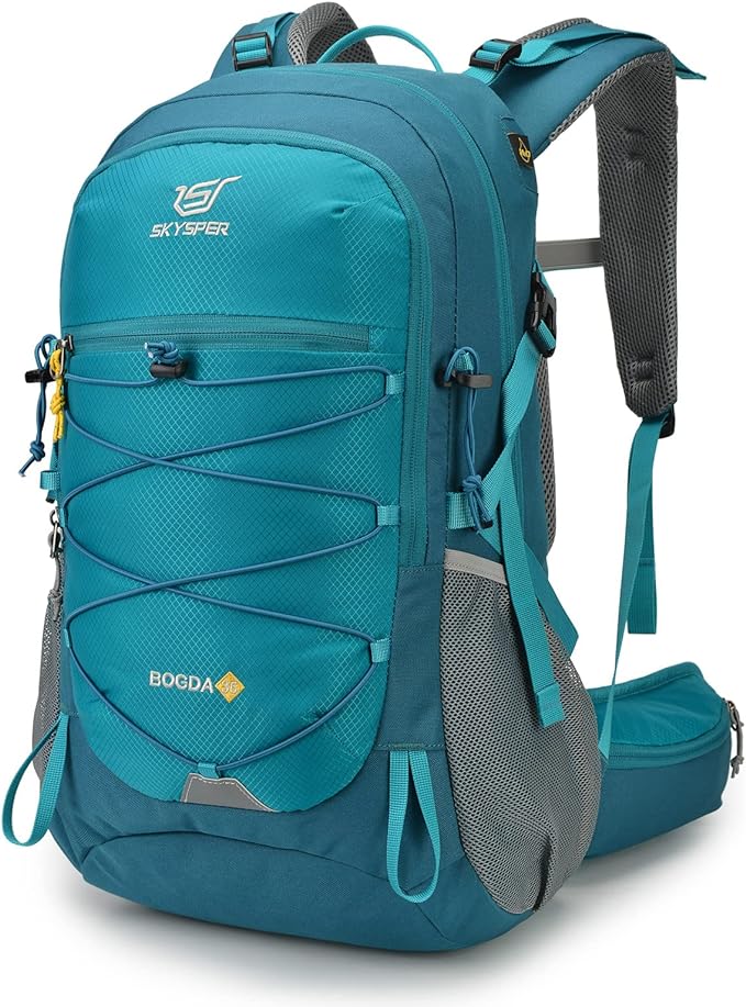 SKYSPER Hiking Backpack for Men Women, 35L Travel Backpack Waterproof Camping Backpack Outdoor Lightweight Daypack