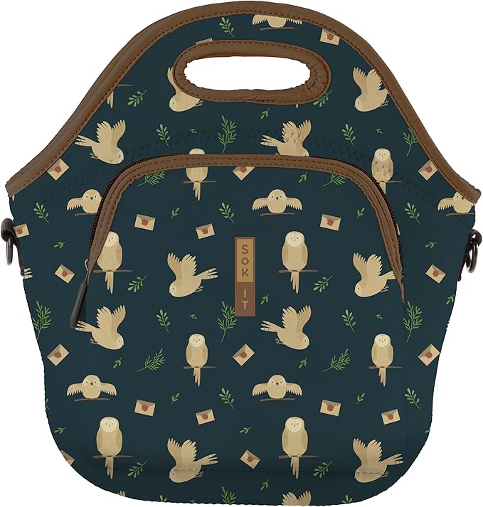 Sok It LunchTote Zippered Bag Insulated Neoprene Caddy (Acceptance Letter, X-Large 6.5 Quart Lunch Tote)