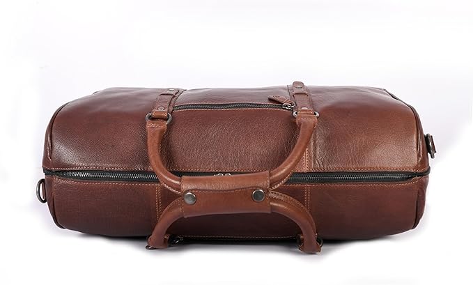 Leather Duffel Bag for Men & Women Travel, Weekend, Overnight, Gym Bag