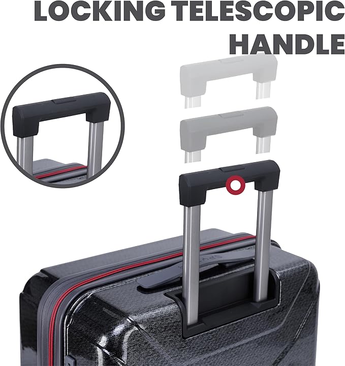 Spyder Traverse 20 Inch Carry On Expandable Hardside Upright Suitcase with 360° Spinner Wheels, TSA Approved Lock, Charcoal