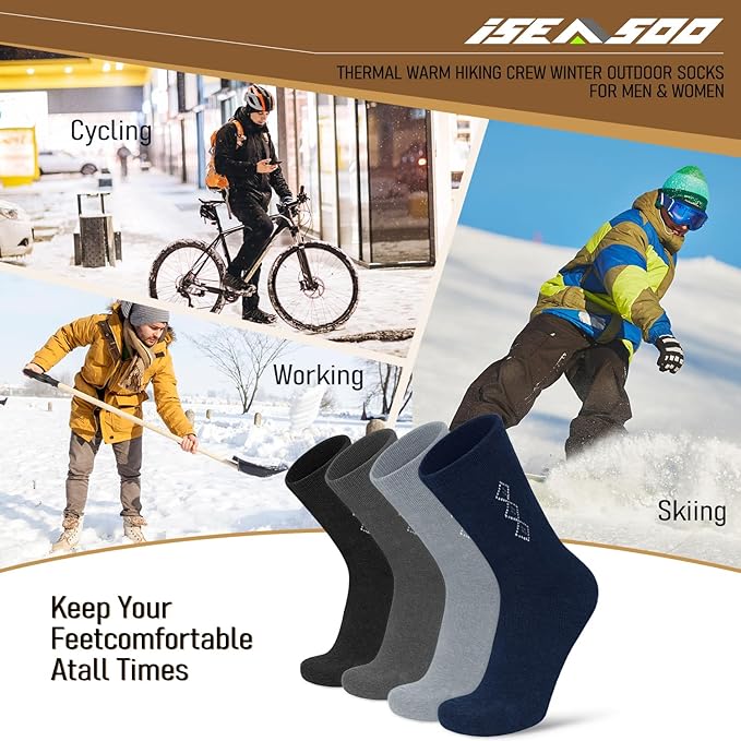 Iseasoo Copper Compression Socks for Men & Women – Plantar Fasciitis Relief, Ankle Support & Circulation – Running & Recovery