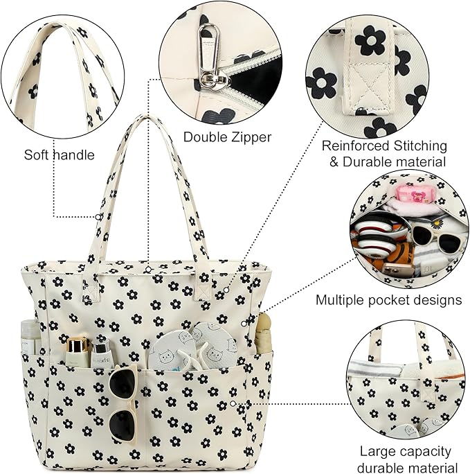 Waterproof Beach Tote Pool Bags for Women Ladies Extra Large Gym Tote Carry On Bag With Wet Compartment for Weekender Travel