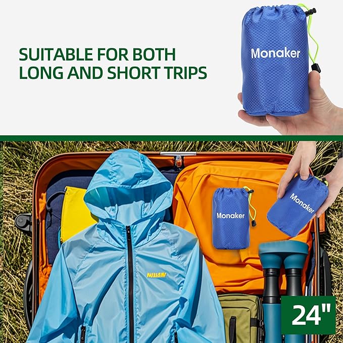 Ultralight 20L Foldable Backpack, Multi-Pocket Design, Compact to Palm-Sized, Ideal for Hiking, Travel & Daily Use