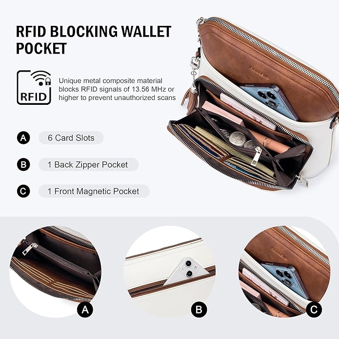 Crossbody Purse for Women,Lightweight Medium Crossbody Bag Soft Leather Women's Shoulder Handbags with Tassel