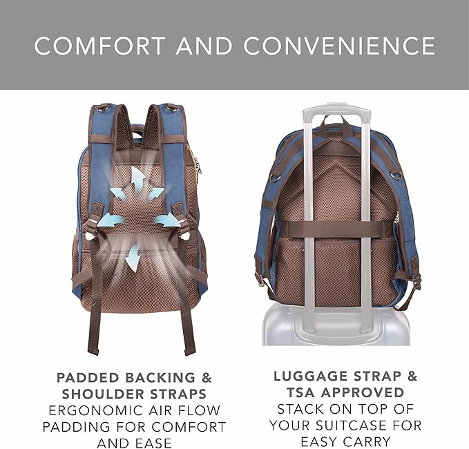Ama Dablam Premium Original Canvas Backpack/ 17”Laptop/XL-30L/ Many Pockets | Strong Zippers | Thick Cotton | College Travel
