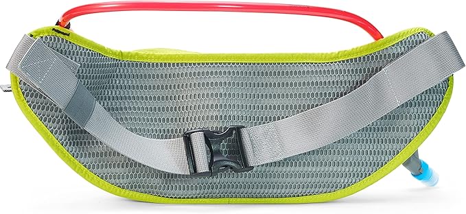 USWE Zulo Hydration Hip Pack - with Organizer and Side Pockets, Bounce Free Hip Belt (2L, Yellow)