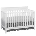 Oxford Baby Harper 4-in-1 Convertible Crib, Snow White, GreenGuard Gold Certified