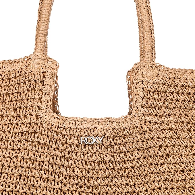 Roxy Women's Beach Tote Bag | Travel | Vacation | Straw | Lightweight | Breathable
