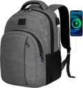 LARIPOP Travel Laptop Backpack,15.6 Inch Business Laptop backpack for Men Women with USB Charging Port,Water-Resistant Laptopack Weekender Daypack for Work College Computer