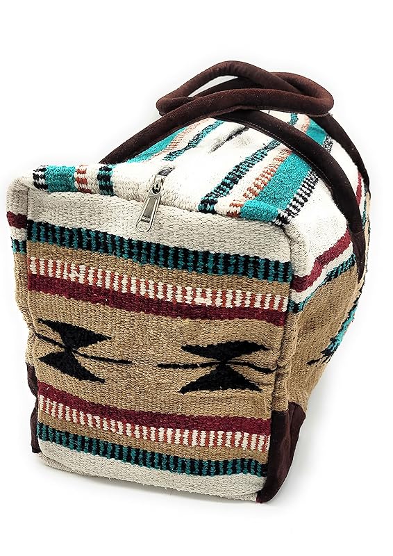 Southwestern Large Weekender Travel Bag Western Duffle Bag Boho Travel Bag (Diego)