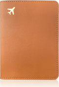 Passport Holder for Travel Essentials,RFID Blocking Passport Cover Case for Travel Accessories,Travel Wallet for Women Men (Dark Brown)