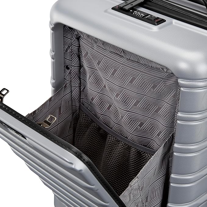 Samsonite Omni 2 Pro Hardside Expandable Luggage with Spinner Wheels, PRO 2PC SET (CO/M), Arctic Silver