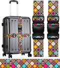 Luggage Straps for Suitcases Travel Belt Luggage Band Heavy Duty Traveling Luggage Identifier Cute Women Girls Unique Accesory,