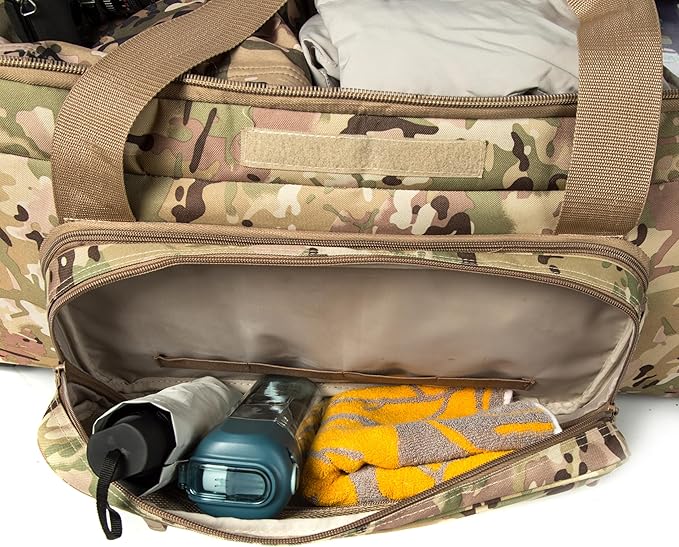 Mountain Land 120L Tactical Duffle Bag Rolling Duffle Bag with Wheels And Handle