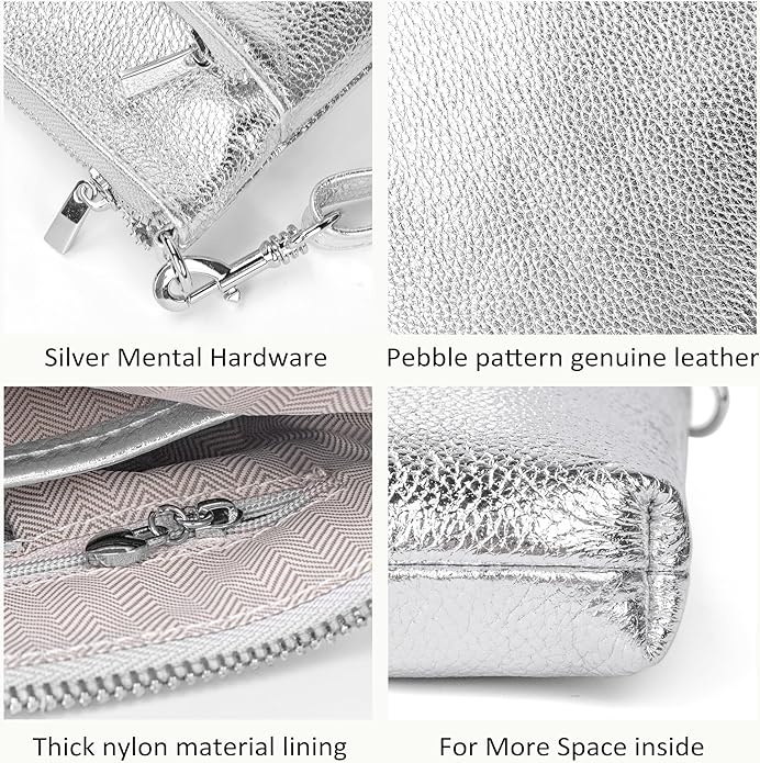 befen Genuine Leather Small Crossbody Purses for Women Travel Cross Body Bags Lightweight with Adjustable Shoulder Strap