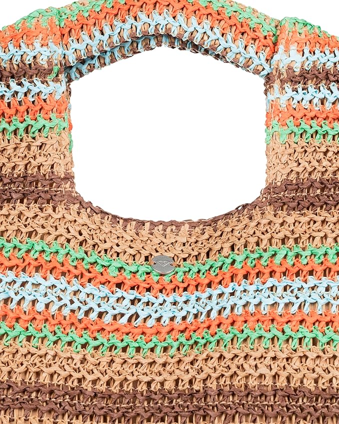 Roxy Women's Beach Tote Bag | Travel | Vacation | Straw | Lightweight | Breathable