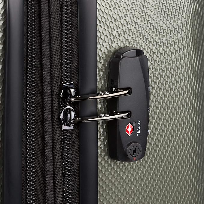 SwissGear 7272 Energie Expandable Hardside Luggage with Spinner Wheels and TSA Lock, Gunmetal, Checked-Large 27-Inch