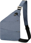 Anti Theft Crossbody Travel Bags for Women Men Cross Body Slim Sling Handbags with S Hook Antitheft