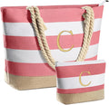 YOOLIFE Beach Bags for Women - Travel Canvas Beach Tote, Pool Waterproof Bag, Travel Essentials, Gifts for Women Birthday