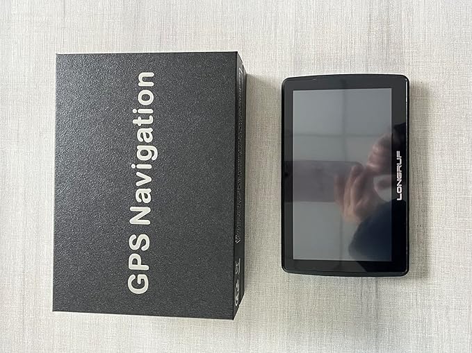 2025 Car GPS Navigator 2.5D Touchscreen 7inch Car GPS, Truck GPS Commercial Drivers,Real Voice prompts Turn Direction， Speed Limit Warning Speed Camera Alert, Lane Guidance Assist, POI