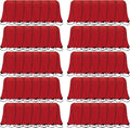 60 Pieces Red Drawstring Backpack Bags Sports Sackpack Bulk Cinch Gym Bag For Women Men Outdoor Sports Backpack
