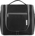 Narwey Hanging Toiletry Bag for Women Travel Makeup Bag Organizer Toiletries Bag for Cosmetics Essentials Accessories (Large, Black)