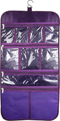 Freegrace Premium Hanging Toiletry Travel Bag - Cosmetic, Jewelry, Toiletry & Accessory Storage Organizer Bag, Large Size, Various Compartments