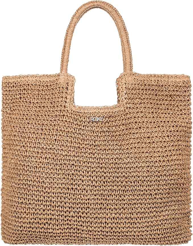 Roxy Women's Beach Tote Bag | Travel | Vacation | Straw | Lightweight | Breathable