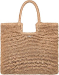 Roxy Women's Beach Tote Bag | Travel | Vacation | Straw | Lightweight | Breathable